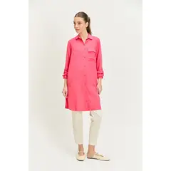 IO - Blusa Manga Larga Coral Mujer