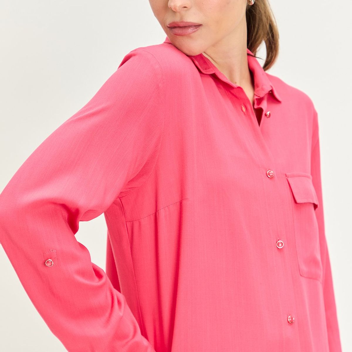 IO - Blusa Manga Larga Coral Mujer Io
