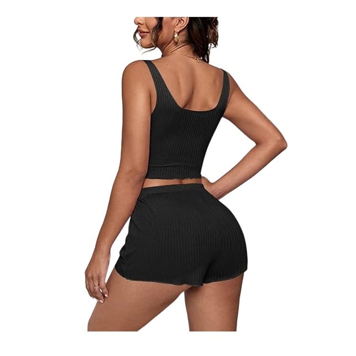 GARSIL - Conjunto Casual - Pijama Corto 2 Piezas - Peto + Short Para Mujer