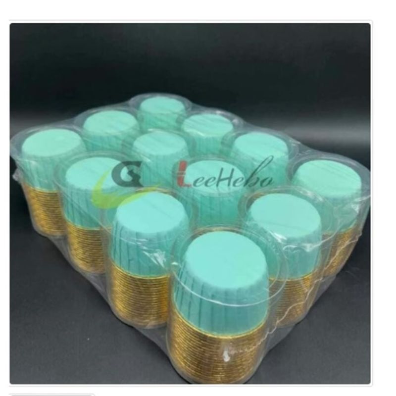 GENERICO - Capsula Para Muffins 240 Capsulas Celeste