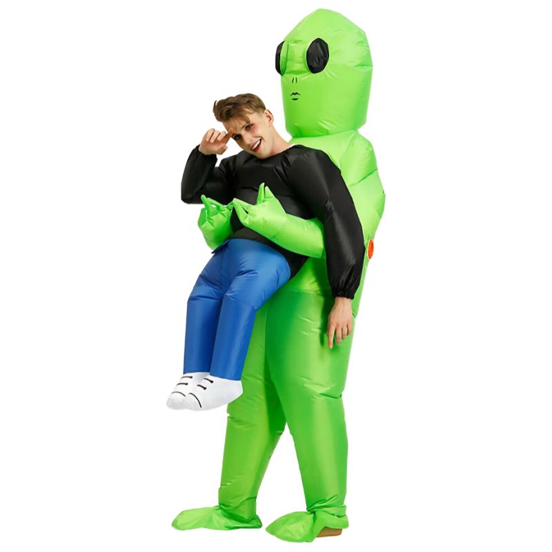 GENERICO - Disfraz inflable de alien para adulto