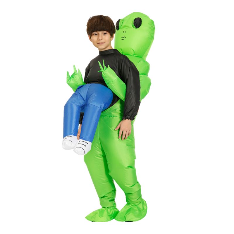 GENERICO - Disfraz inflable de alien para niño