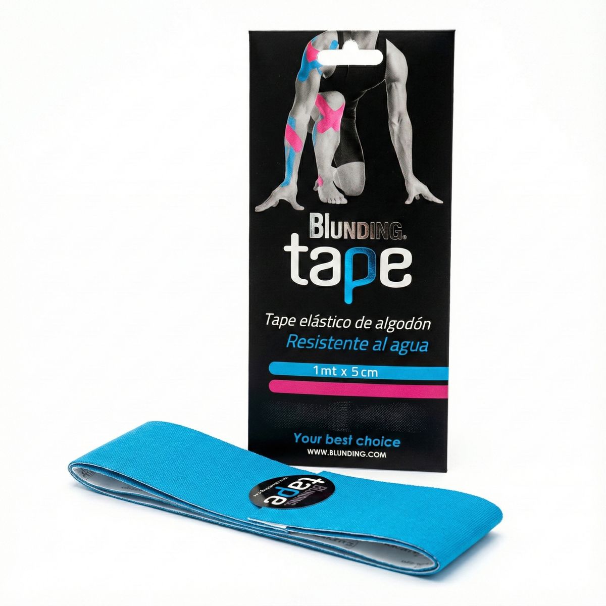 BLUNDING - Cinta Tape Kinesiológica Blunding Sachet 5 Cm X 1 M