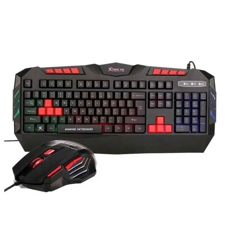 XTRIKE ME - Kit Combo Teclado Y Mouse Gamer Xtrike Me 2400 Dpi Fx XTRIKE ME