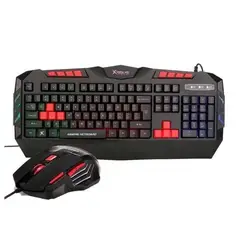 XTRIKE ME - Kit Combo Teclado Y Mouse Gamer 2400 Dpi Fx