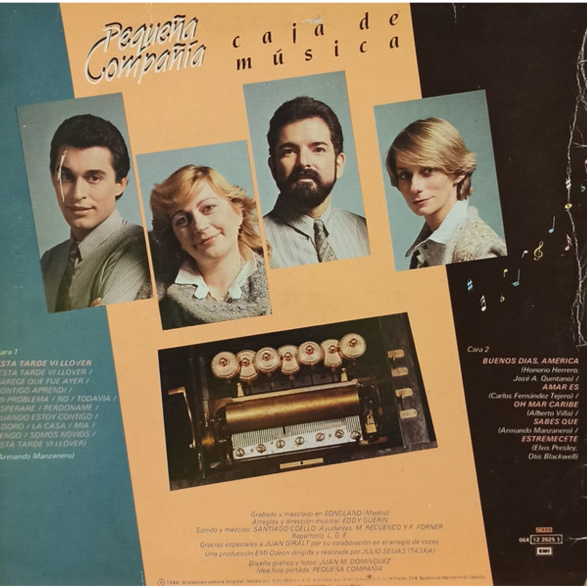 HITWAY MUSIC - PEQUEÑA COMPAÑÍA - CAJA DE MUSICA - VINILO HITWAY MUSIC