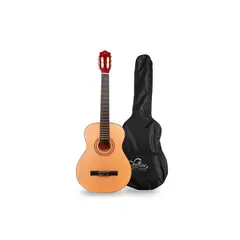 SEVILLANA - Guitarra Acústica 30'' Con Funda Blanco Mlab