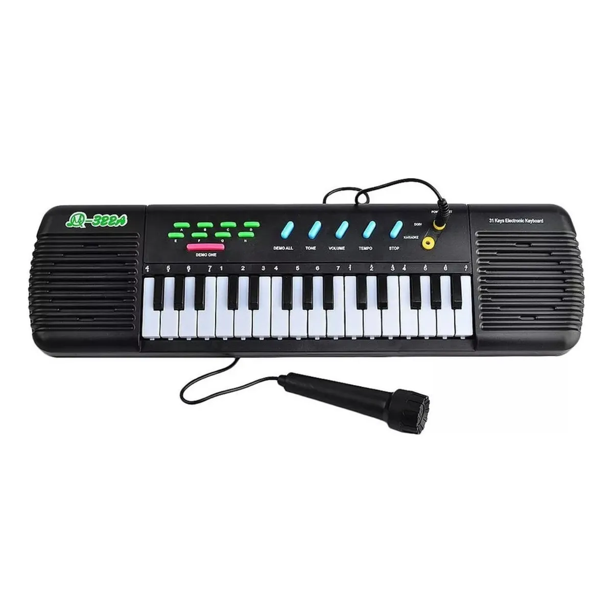 IMPORTCLICK - Órgano Teclado Piano Musical Infantil Micrófono 31 Teclas