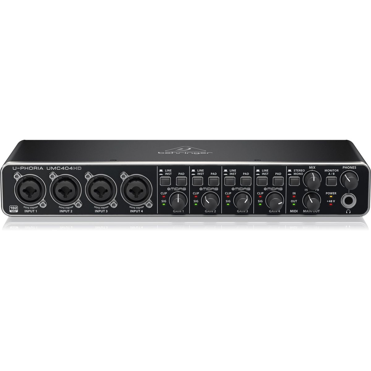 BEHRINGER - U-Phoria UMC404HD Interfaz de Audio USB
