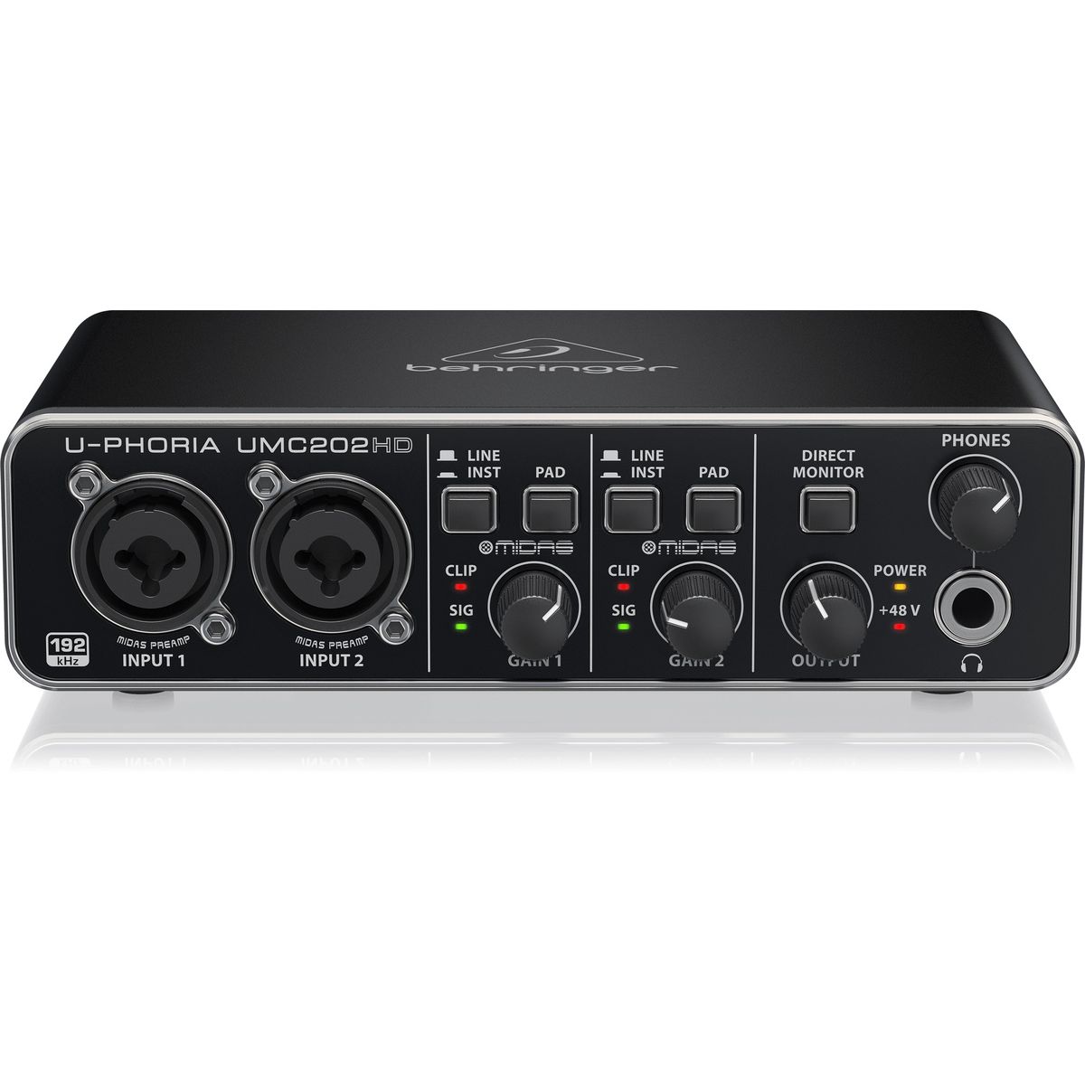 BEHRINGER - U-Phoria UMC202HD Interfaz de Audio USB