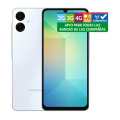 SAMSUNG - Smartphone Galaxy A06 128GB 67 Light Blue Liberado