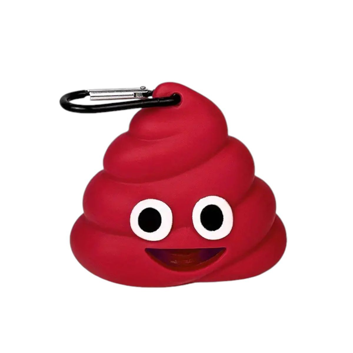 GENERICO - Dispensador Bolsas Mascotas Perro Emoji Caca GENERICO