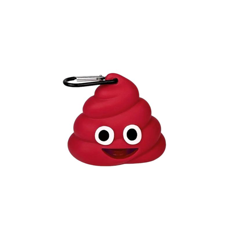 GENERICO - Dispensador Bolsas Mascotas Perro Emoji Caca GENERICO