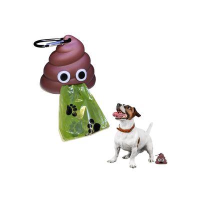 Imagen 2 del producto Dispensador Bolsas Mascotas Perro Emoji Caca