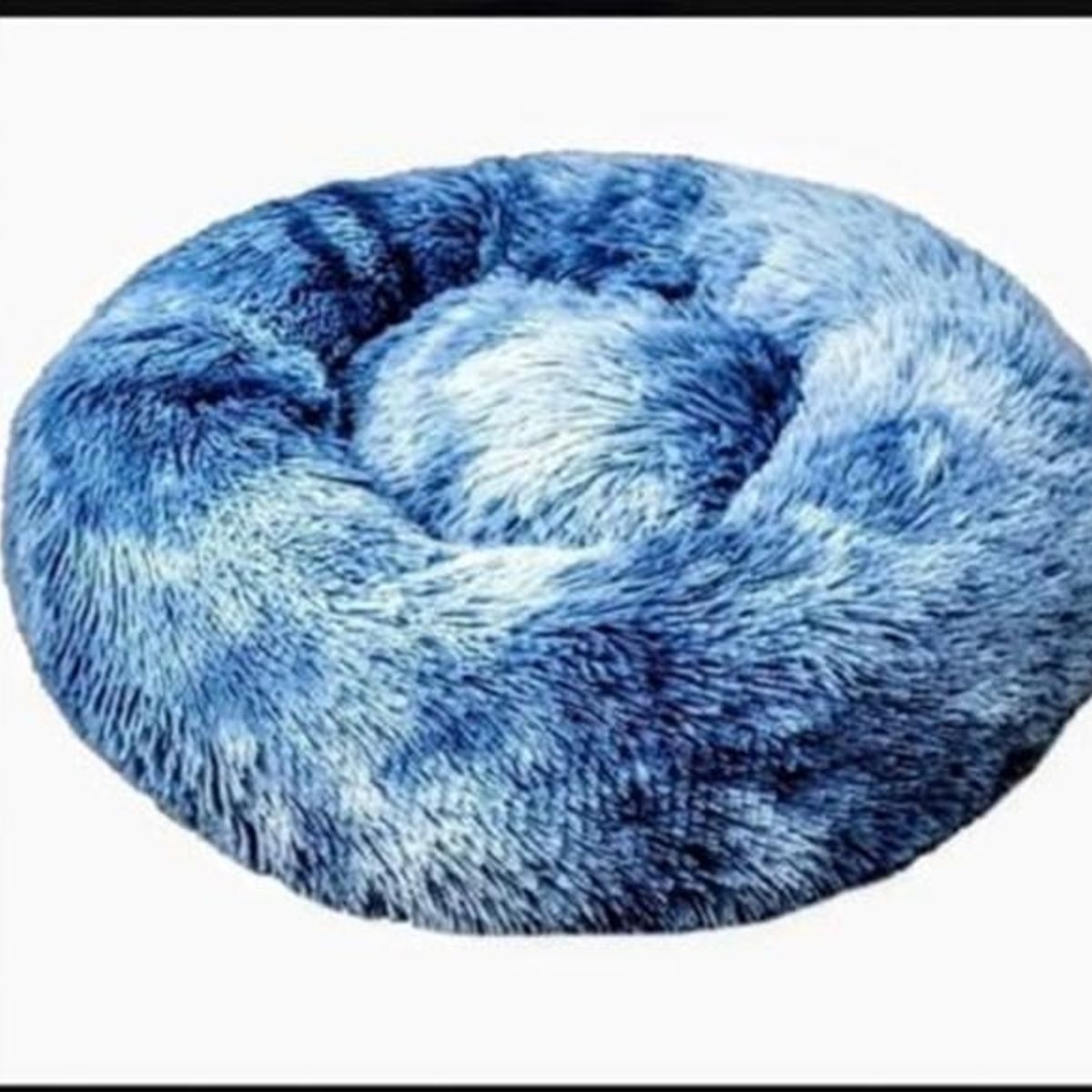 ANGELES DEL HOGAR - Camas de felpa para mascotas 80 cm Azul