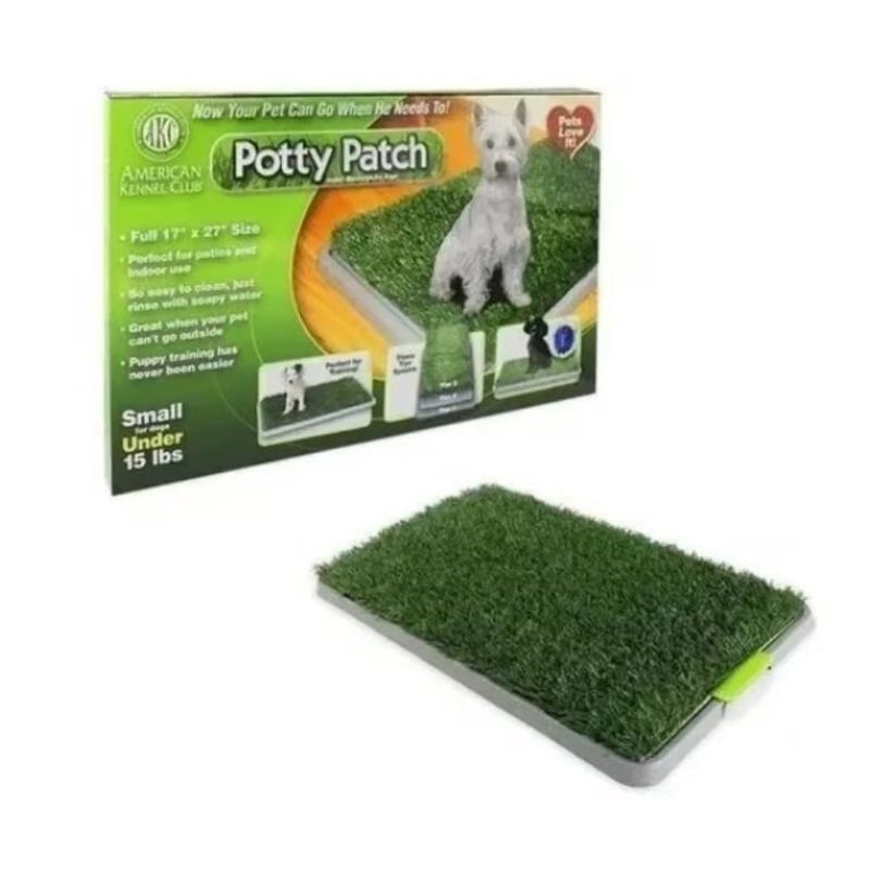 ANGELES DEL HOGAR - Baño pasto sintético para perros 3 capas Patty Patch