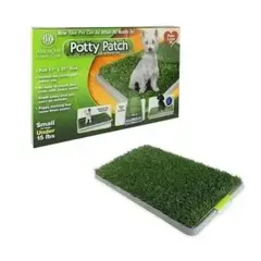 ANGELES DEL HOGAR - Baño pasto sintético para perros 3 capas Patty Patch