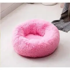 ANGELES DEL HOGAR - Camas de felpa para mascotas 80 cm Rosado