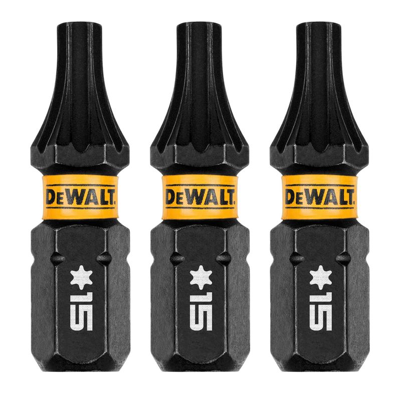 DEWALT - Set 3 puntas 1" T15 FLEXTORQ DEWALT DWAF1TX15IR3
