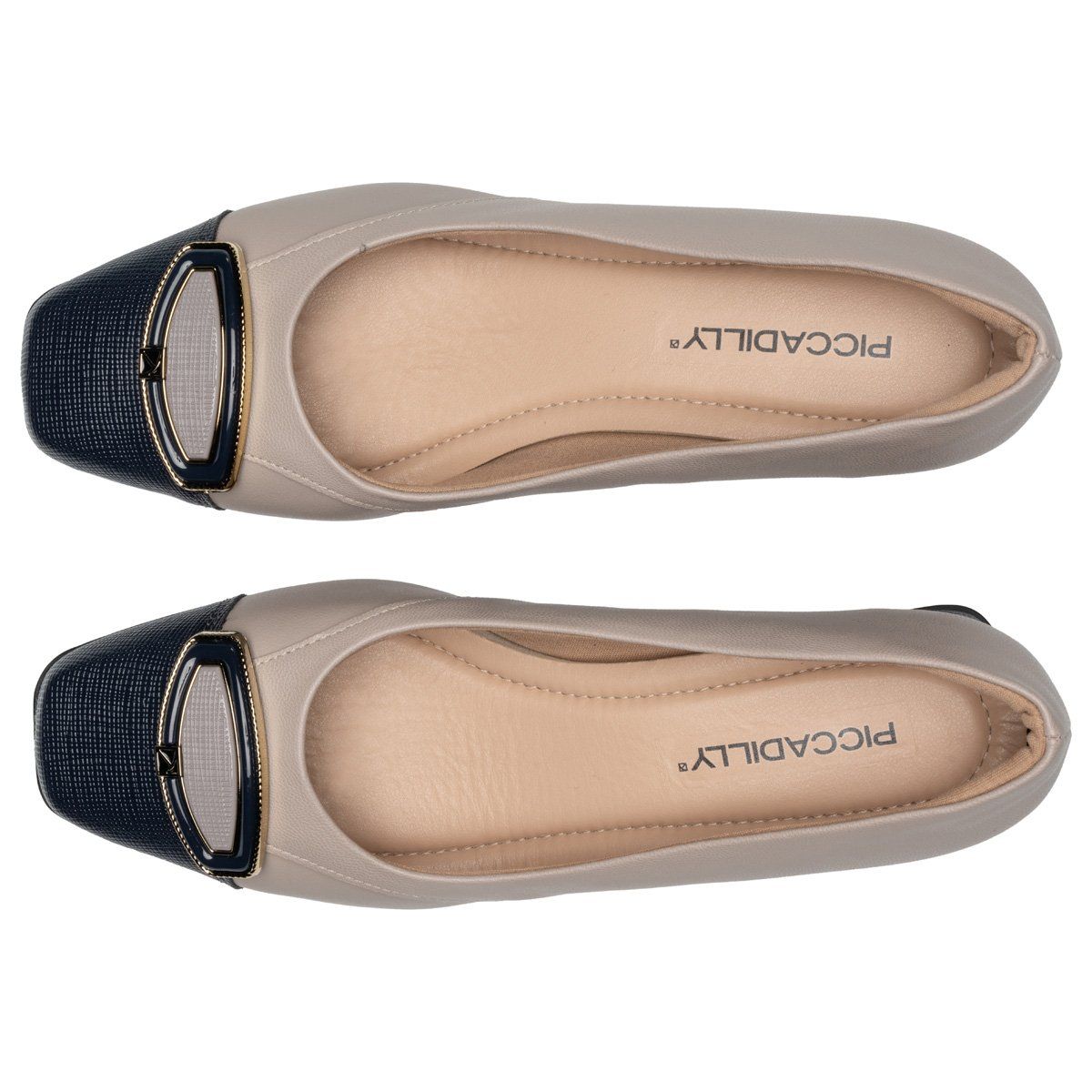 PICCADILLY - Zapato Mujer Azul/Taupe Tati 324 Piccadilly