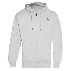 NIXON - Poleron Men Full zipper No Time To Stop Gray - Gris