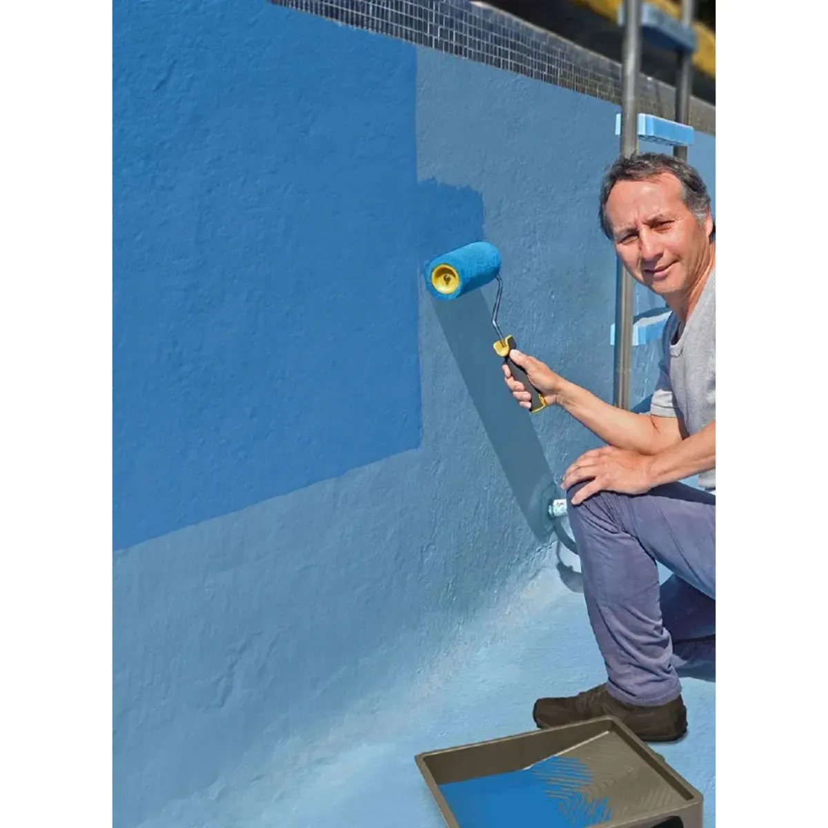 GENERICO - PINTURA PARA PISCINAS 1 GALON AZUL TAHITI CHILCORROFIN