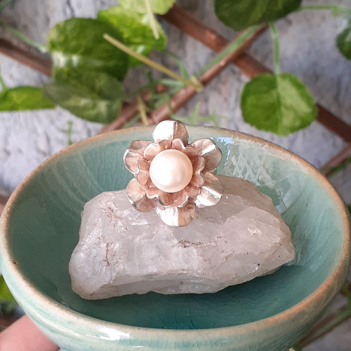 GENERICO - Anillo Samantha  Perla