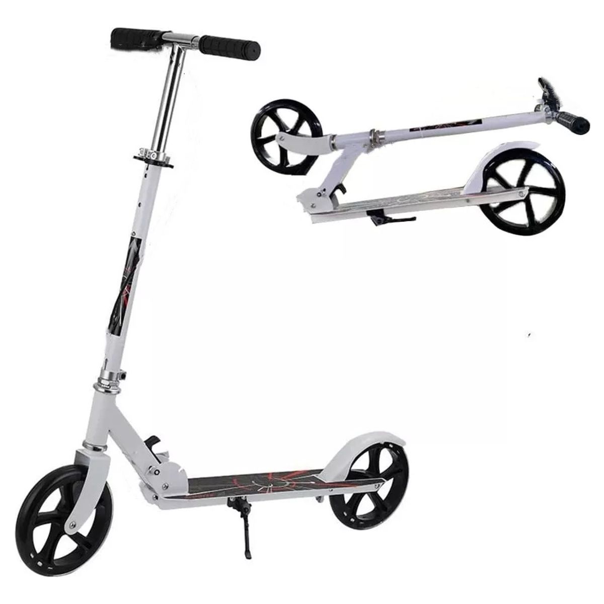 U BUY - Scooter Monopatín De Pie Plegable Ajustable Jovenes Adultos