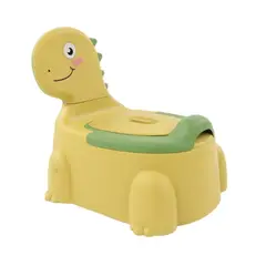 GENERICO - Bacinica Infantil Diseño Dinosaurio - Primer Baño - Verde Oliva