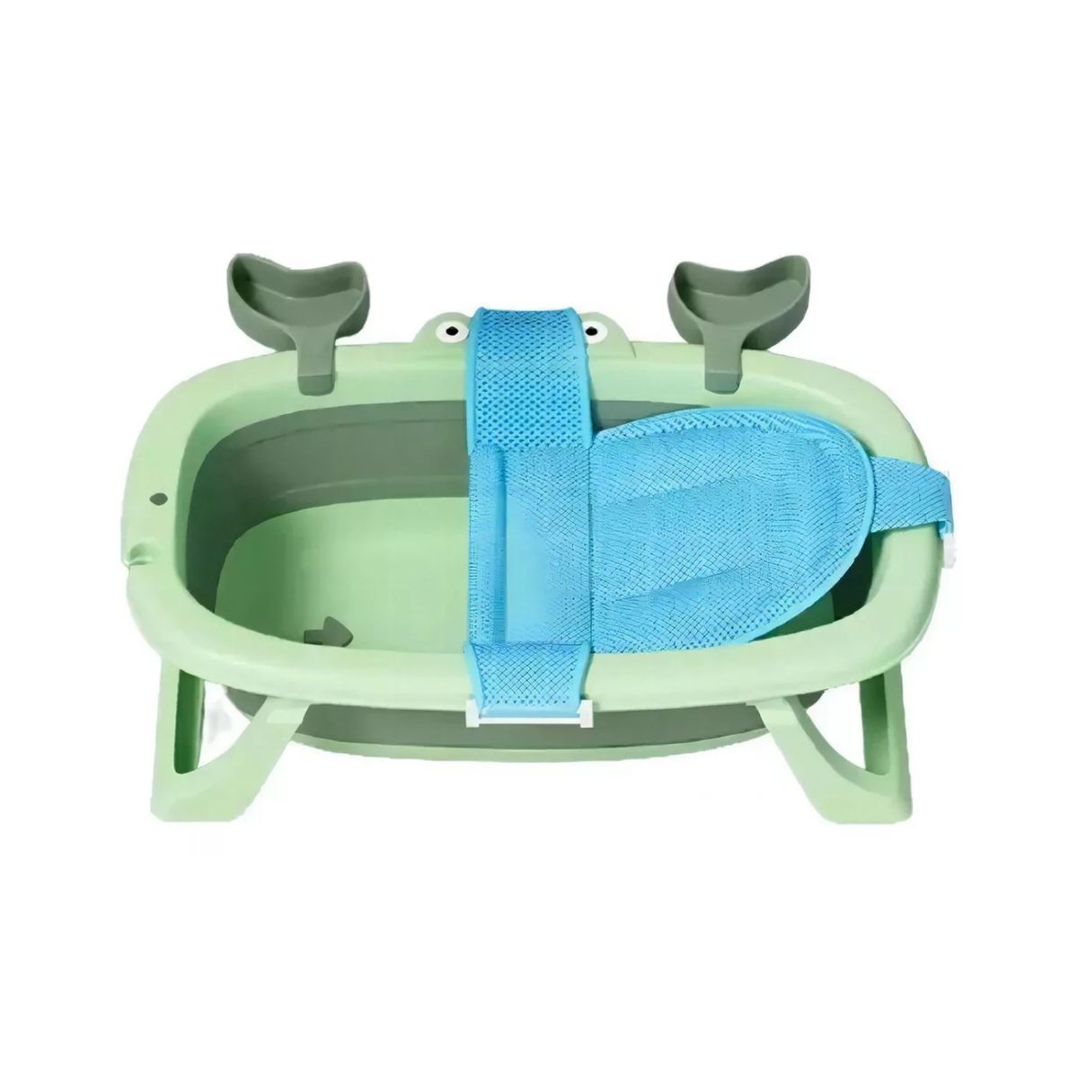 IMPORTCLICK - Bañera Tina Bebé Plegable Malla Reforzada Cangrejo 20 L Verde IMPORTCLICK
