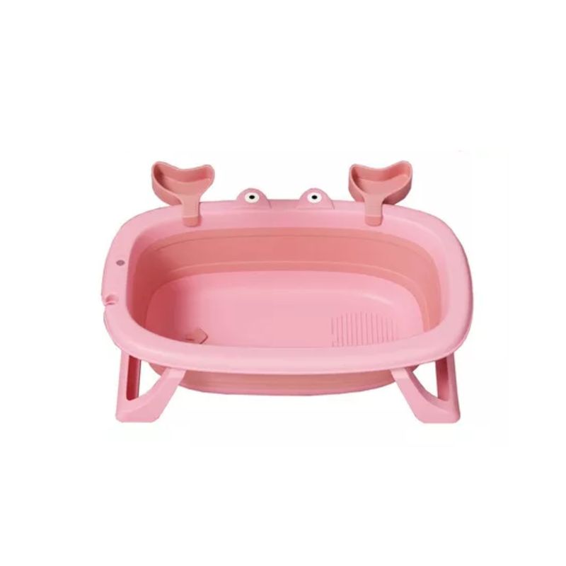IMPORTCLICK - Bañera Tina Bebé Plegable Malla Reforzada Cangrejo 20 L Rosado IMPORTCLICK