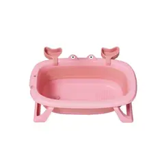 IMPORTCLICK - Bañera Tina Bebé Plegable Malla Reforzada Cangrejo 20 L Rosado