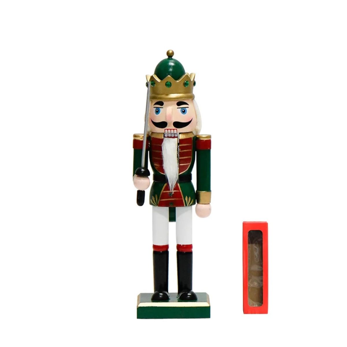 GENERICO - Adornos De Cascanueces De Madera 25cm