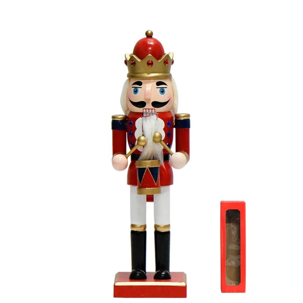 GENERICO - Adornos De Cascanueces De Madera 25cm