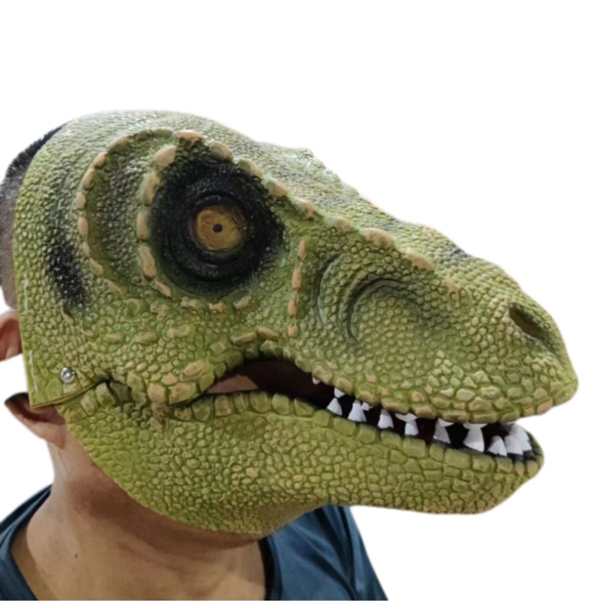 GENERICO - Máscara realista de dinosaurio mandíbula móvil para niños