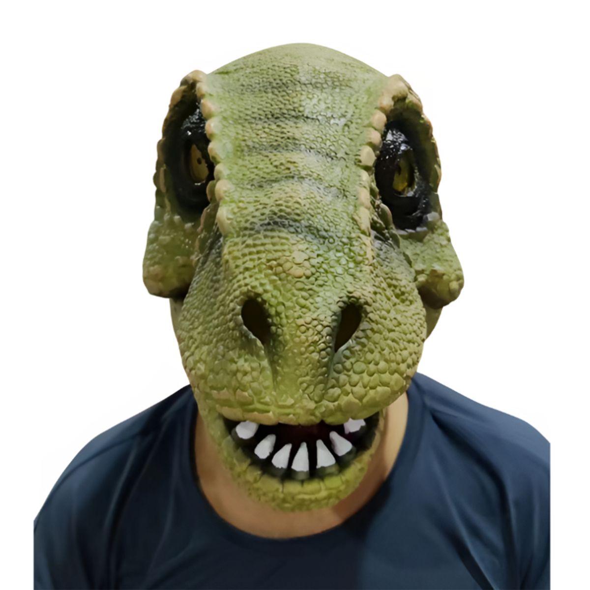 GENERICO - Máscara realista de dinosaurio mandíbula móvil para niños