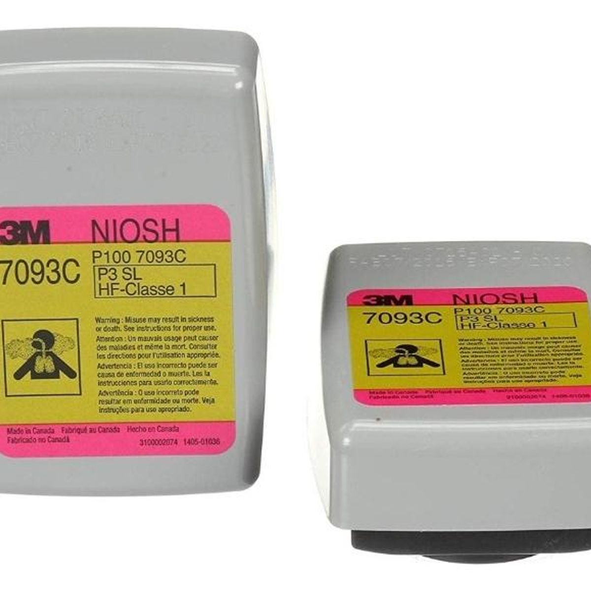 3M - Filtro Mixto Pparticulas- P100 -7093c presp Serie 6000