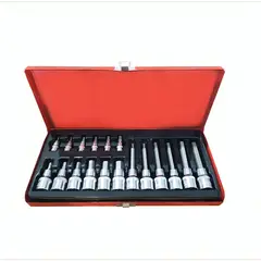 OEM - Set Dados Allen Largo Y Corto 1/2 1/4 18 Piezas