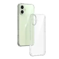 GENERICO - Carcasa Para iPhone 16 Transparente Antigolpe con Proteccion en Camara
