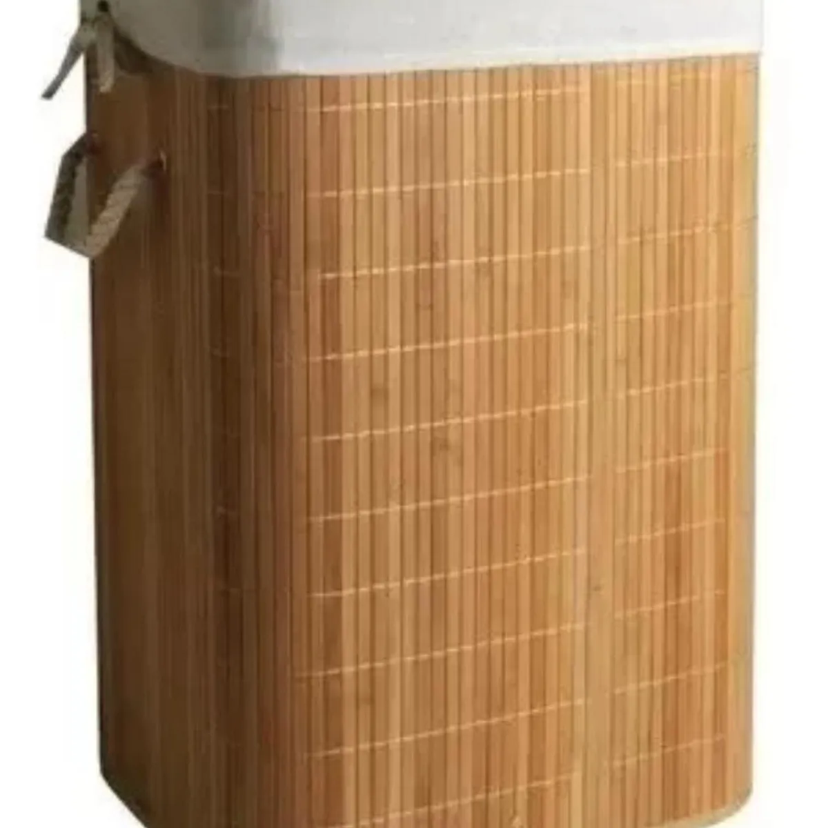 IMPORTCLICK - Organizador Canasto Cesto Hogar Pegable 40x30x60 CM Bambú IMPORTCLICK