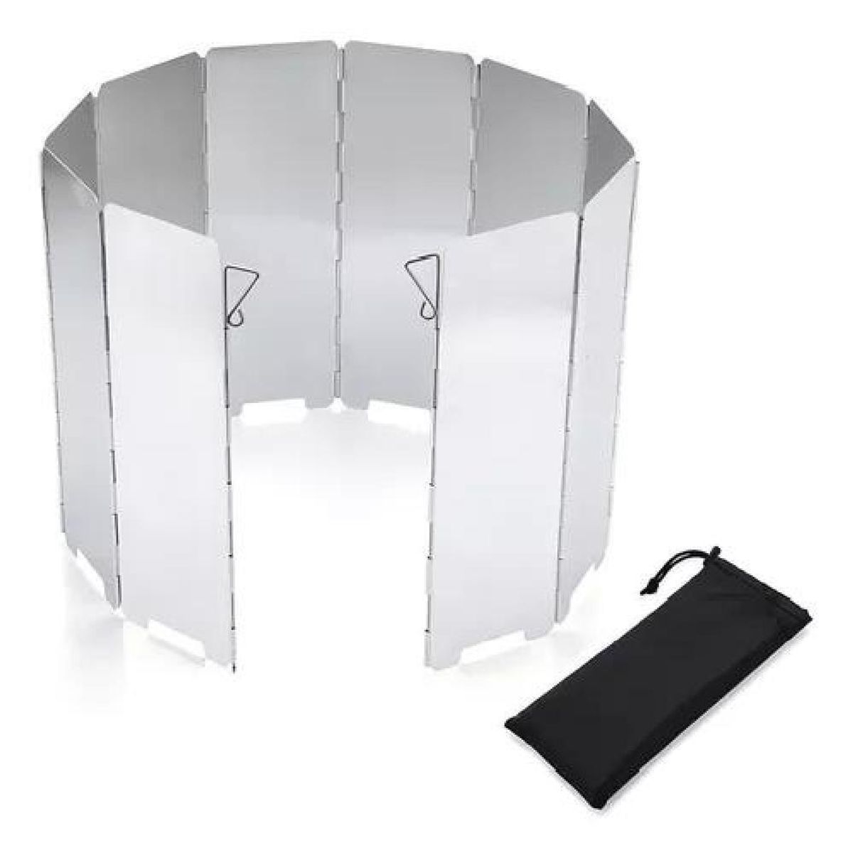 GENERICO - Protector De Viento Para Cocinilla Portatil Camping 84x24cm