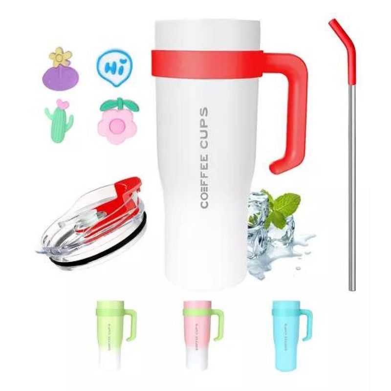 GENERICO - Vaso Térmico Mug De Acero Inoxidable 12 L Con Frio Y Calor