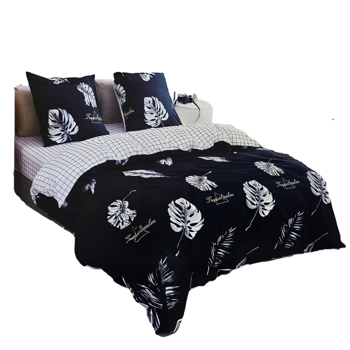 GENERICO - JUEGO DE SABANAS 2.0 PLAZAS QUEEN HOJAS 629