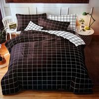 JUEGO DE SABANAS 2.5 PLAZAS KING CUADRICULA 623