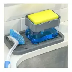 GENERICO - Dispensador De Jabón Liquido Lavalozas Con Esponja