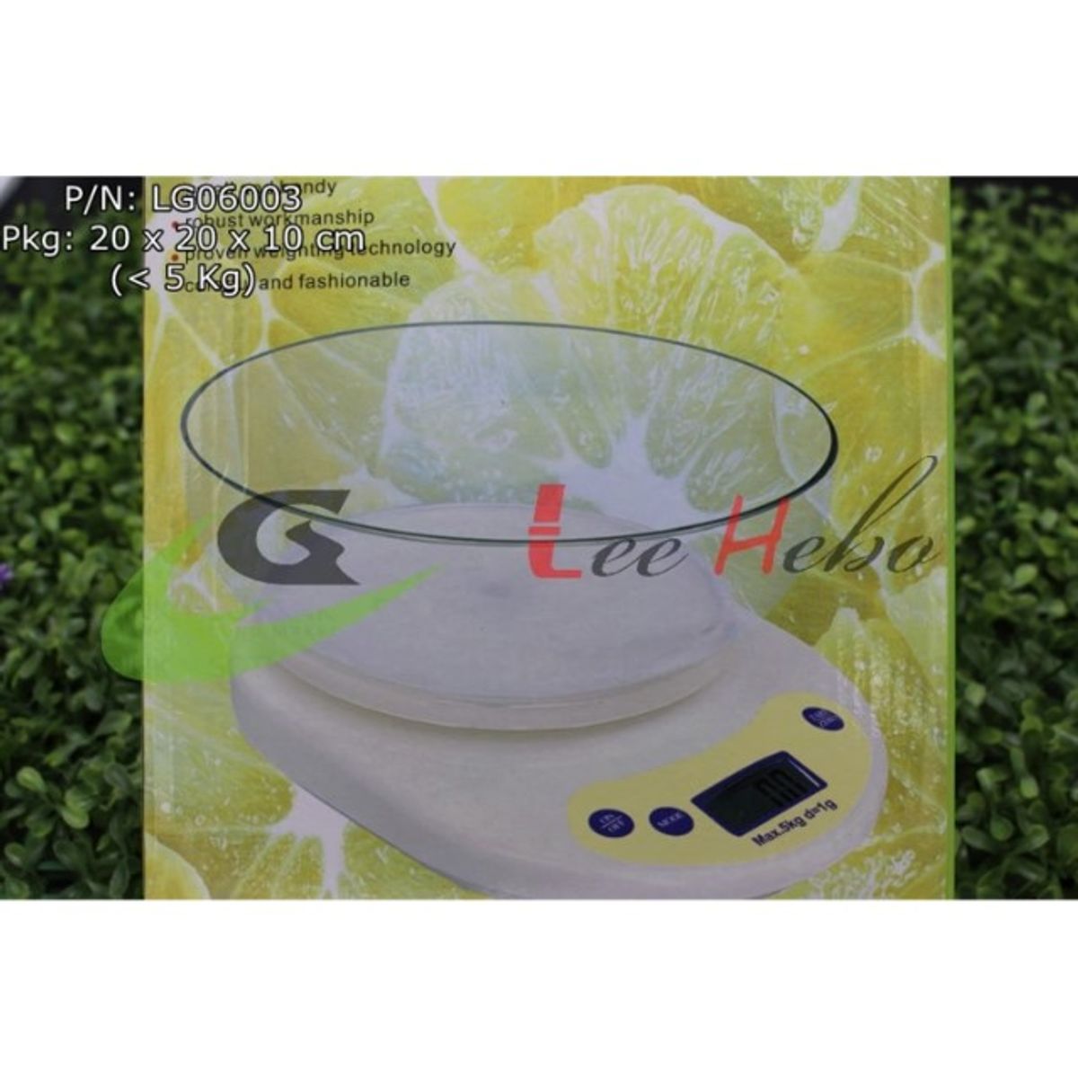 GENERICO - Pesa Gramera Digital Con Recipiente Ke-1 5Kg