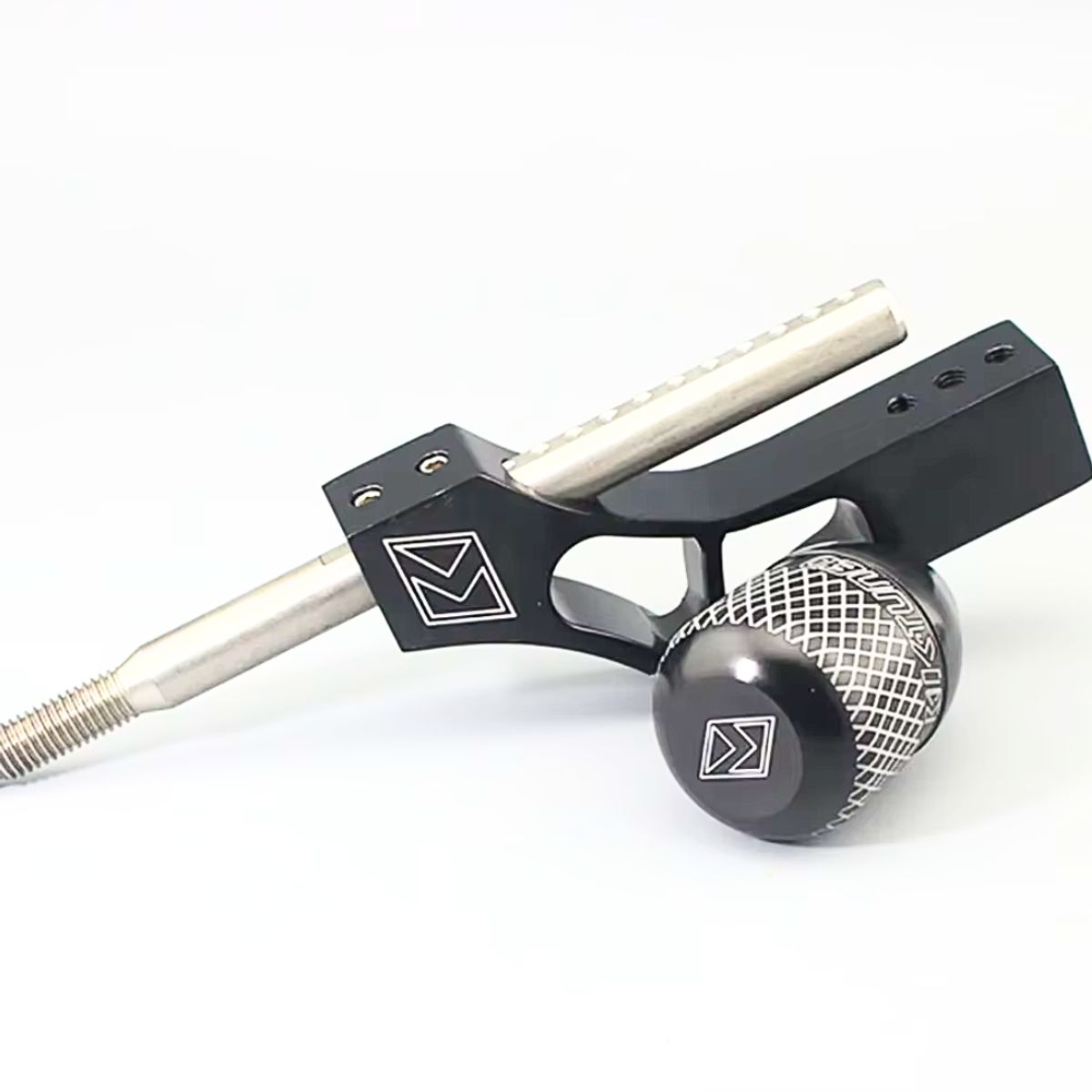 GENERICO - Pomo Palanca De Cambio + Extensión Tuning Universal Negro