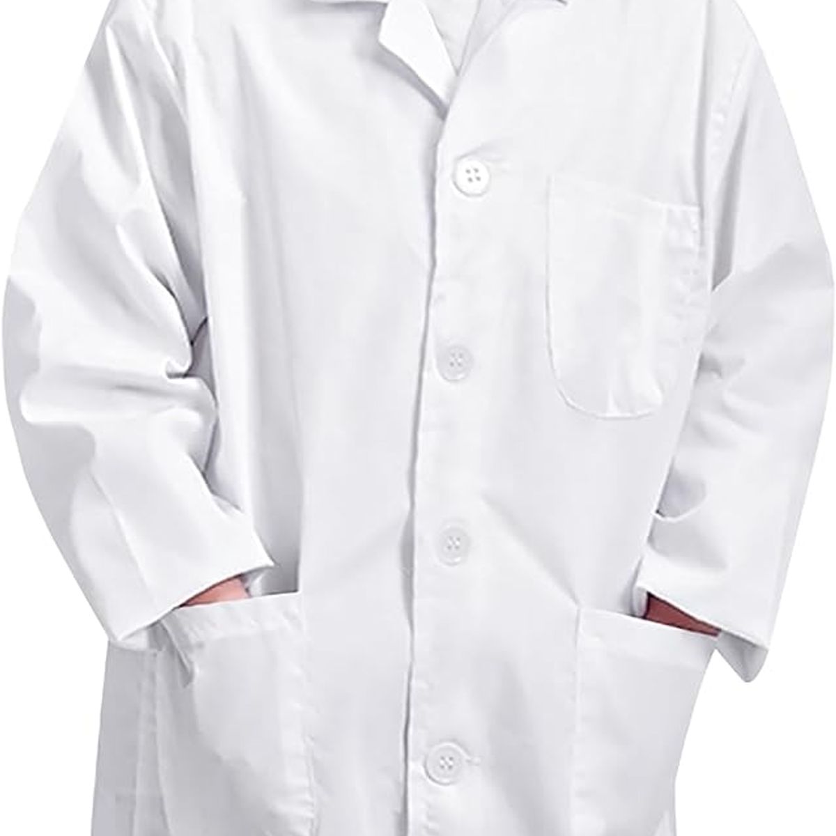 INSUCLINIC - delantal niña blanco escolar institucional algodon