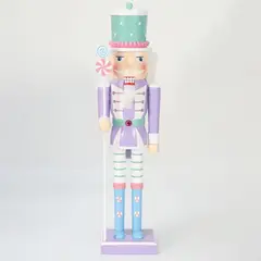 GENERICO - Adornos De Cascanueces De Madera 25cm