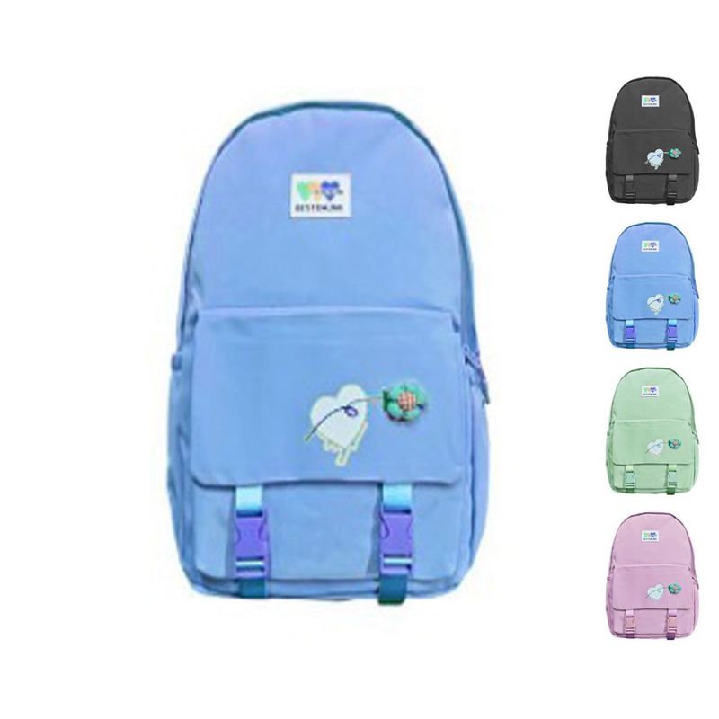 GENERICO - Mochila Kawaii Hidrófugo Colegio Nailon Niñoa Linda A3
